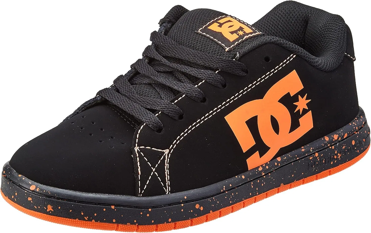 Мужские кроссовки DC Shoes - кожаные кроссовки, Black / Orange