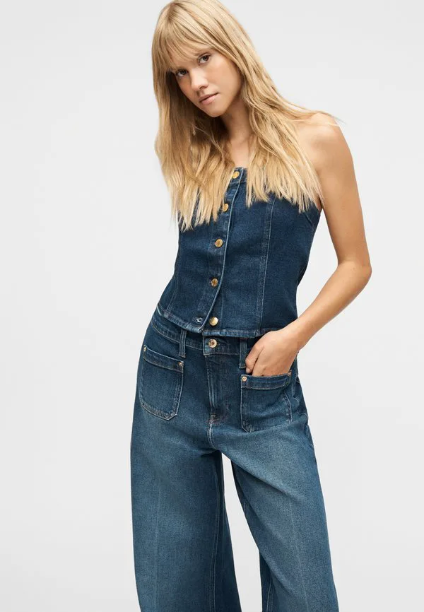 Джинсы stride millerton свободного кроя Gap, Medium Indigo — фото 4