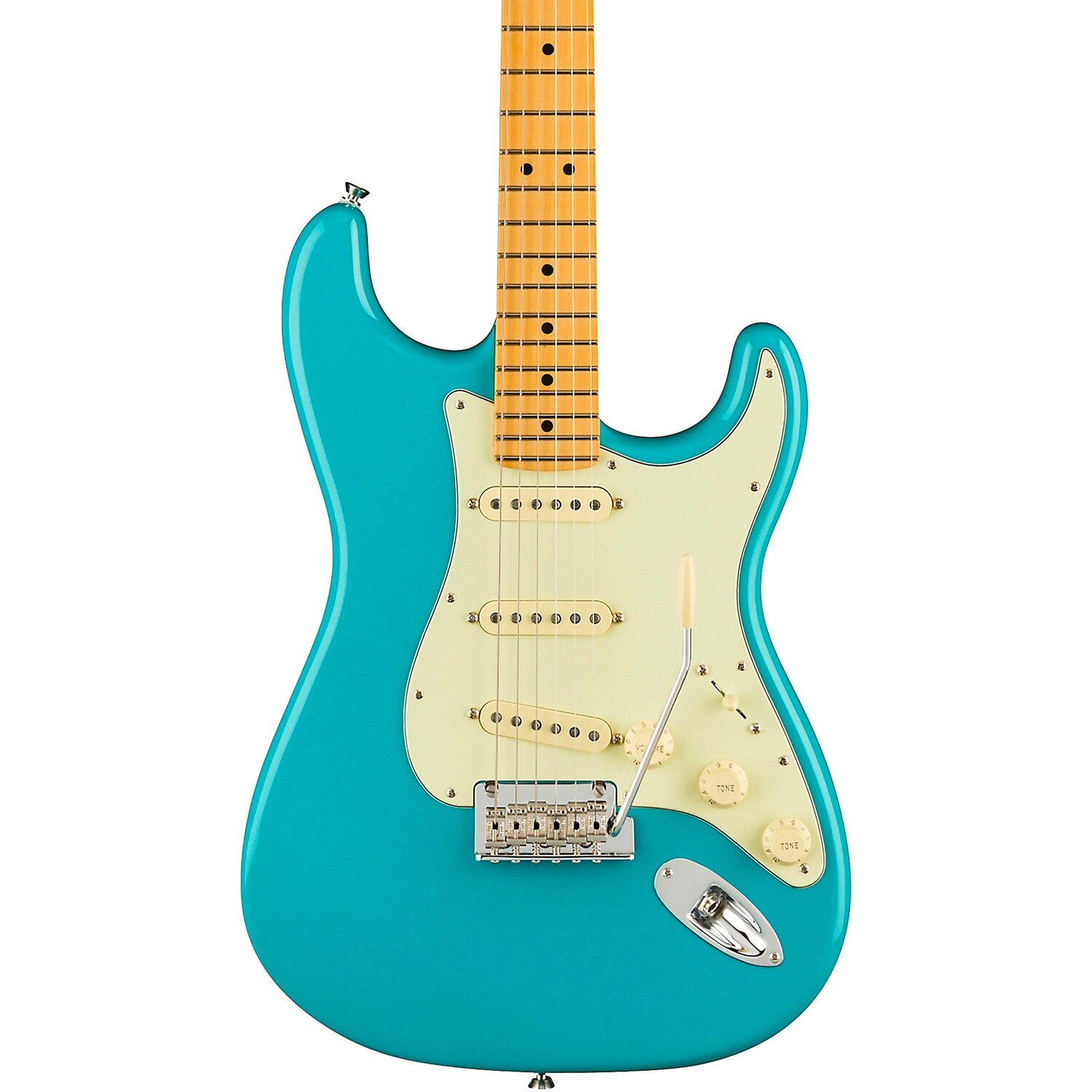 

Электрогитара Fender American Professional II Stratocaster с кленовым грифом Miami Blue
