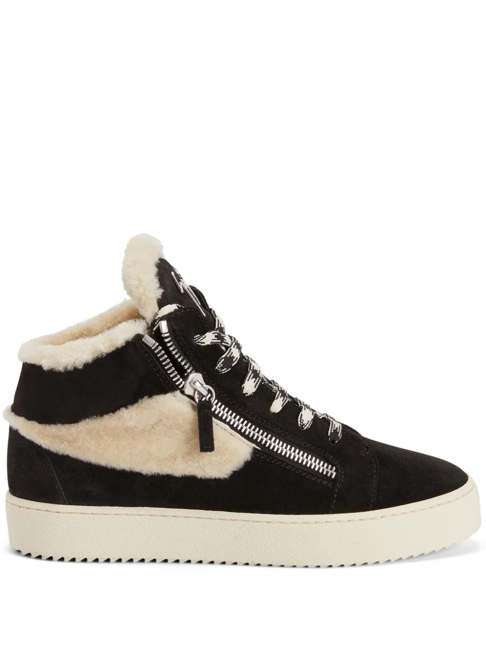 Кеды Kriss Ice с овчиной Giuseppe Zanotti, черный