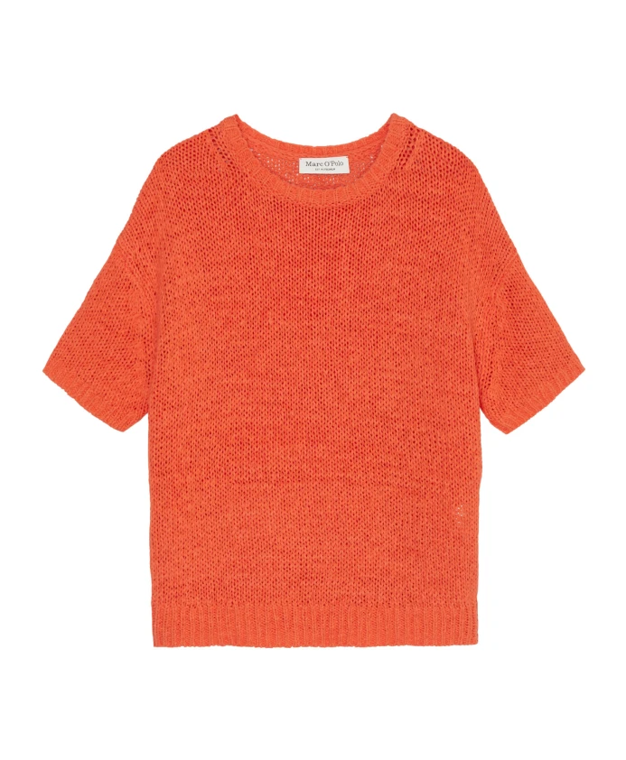 

Свитер с коротким рукавом Marc O'Polo, оранжевый