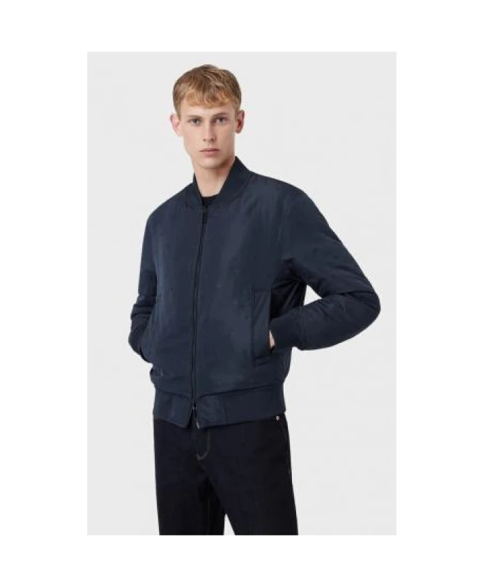 Двусторонняя куртка-бомбер Emporio Armani, синий — фото 3