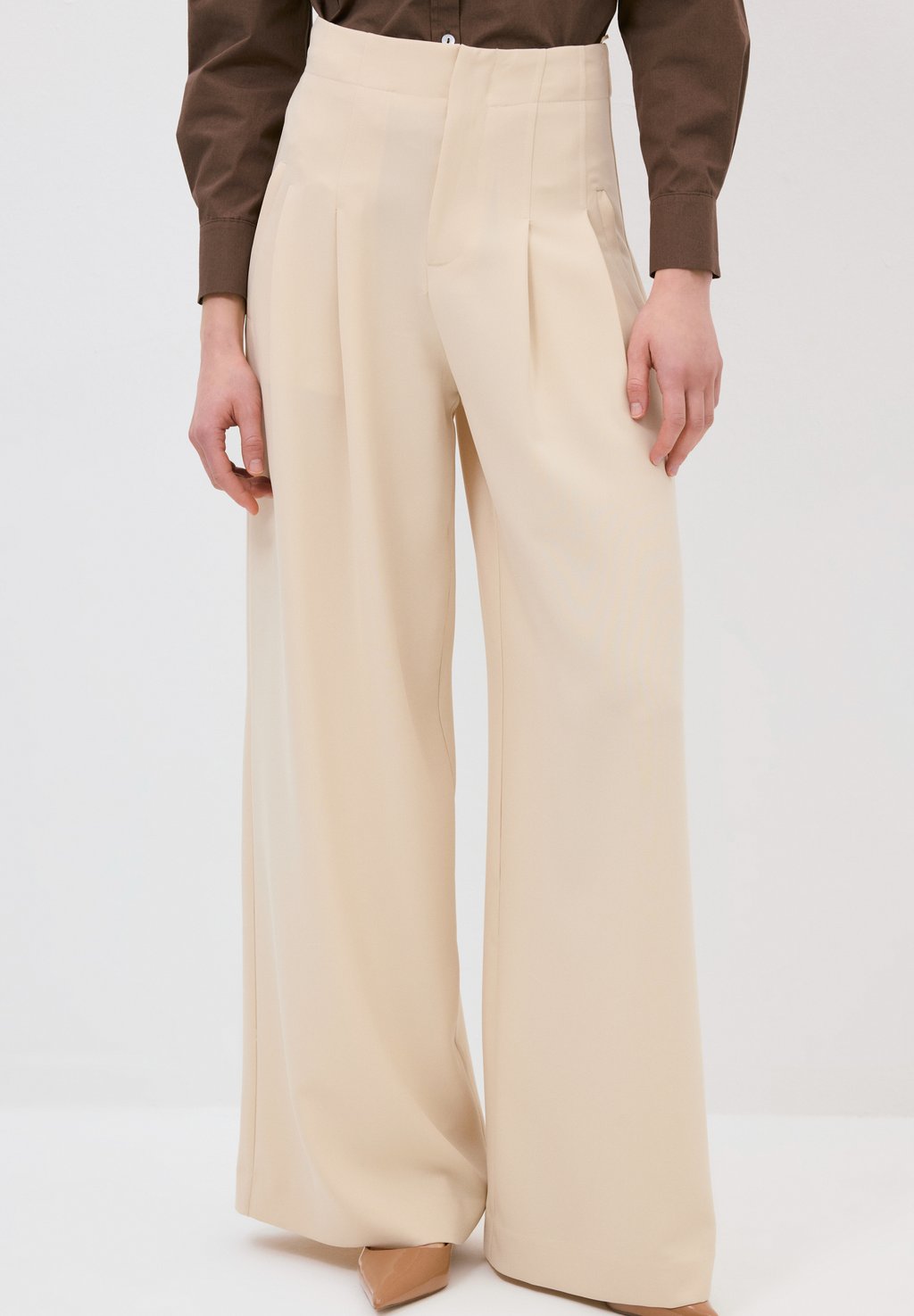 

Брюки PLEATED adL, кремовый