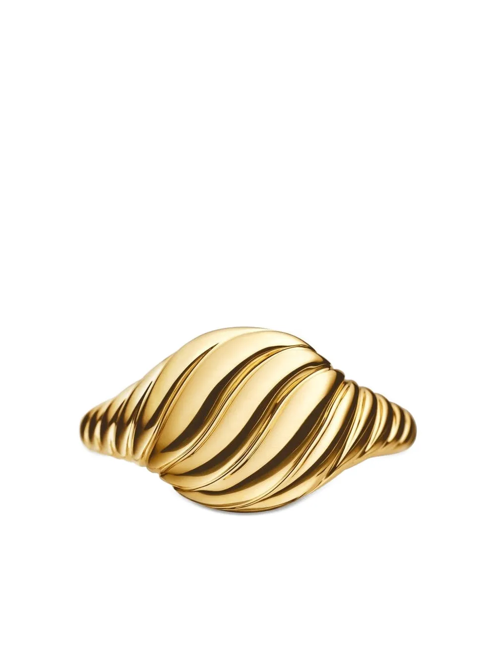 

Мини-кольцо Cable из желтого золота 750 пробы (18 карат) David Yurman, золотой