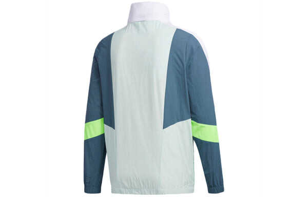 Куртка Men's adidas neo SS TT / WB Sports Dotted Green Jacket, зеленый — фото 2