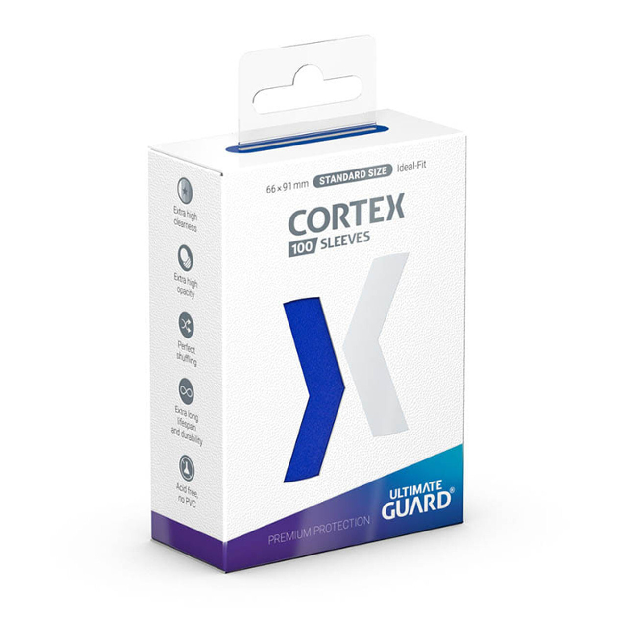 

Аксессуары Ultimate Guard: Cortex - Matte Blue Standard Size Card Sleeves (100)