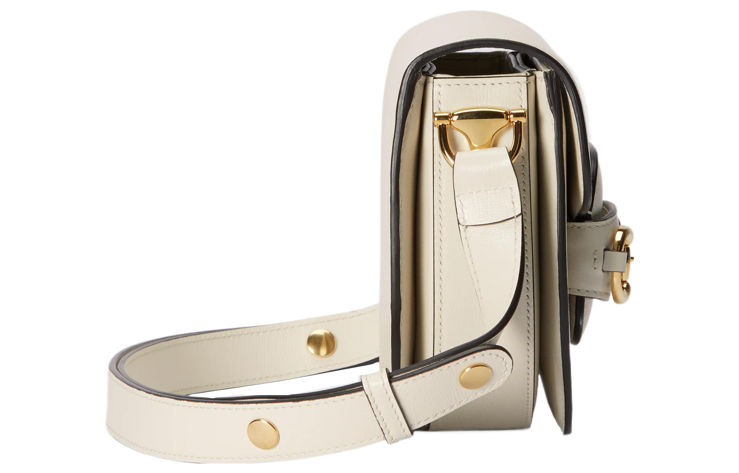 Женская мини-сумка через плечо из натуральной кожи GUCCI — фото 4