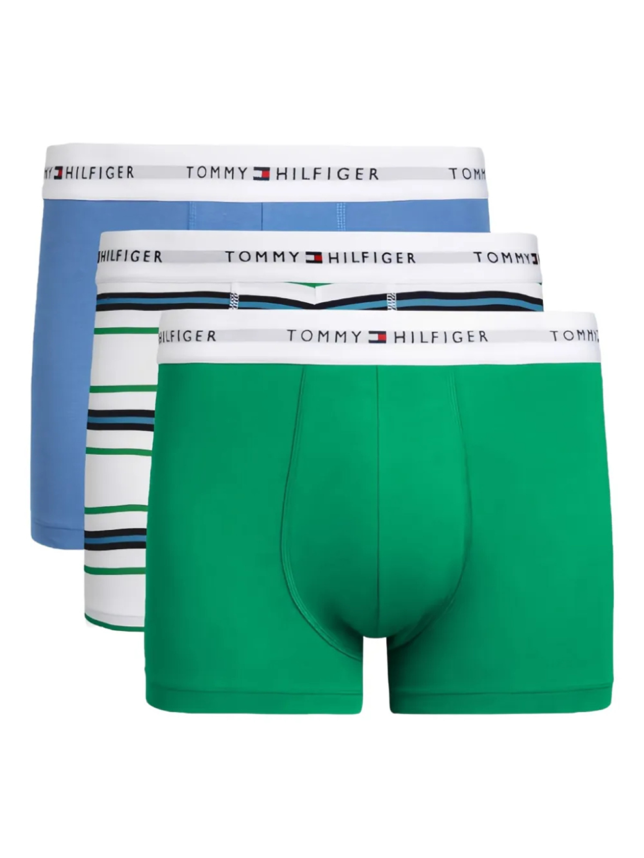 

Боксеры с логотипом на поясе (упаковка из трех шт.) Tommy Hilfiger, зеленый