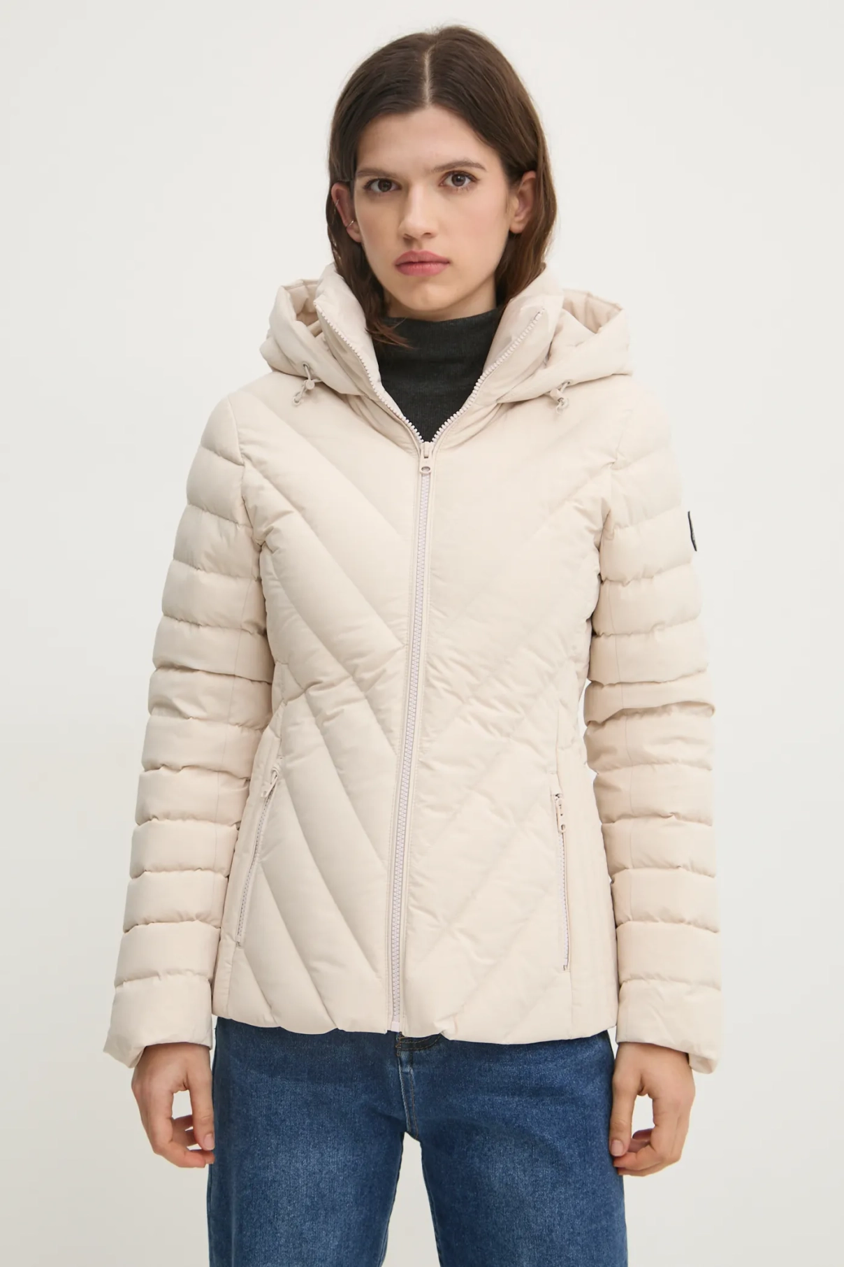 

Куртка Abercrombie & Fitch, бежевый