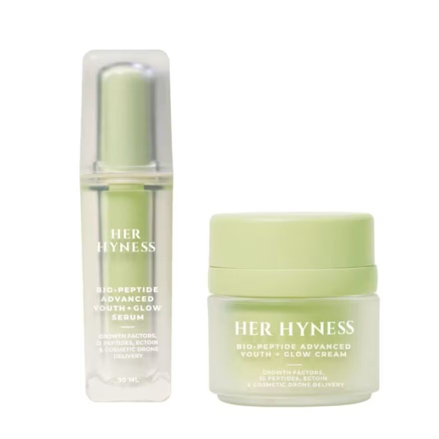 

Her Hyness Bio-Peptide Advance Youth Glow Serum 30 мл. + Крем 30 мл, Green