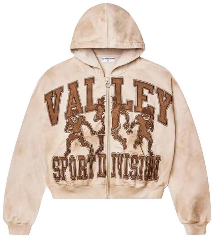 

Худи Vale Forever Mud Friday Zip Up Hoodie 'Beige/Brown', желто-коричневый