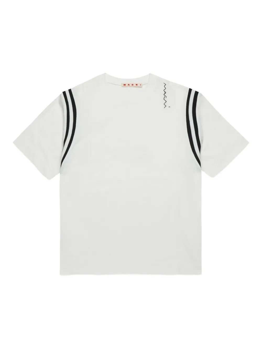 

Базовая футболка Marni Kids, белый