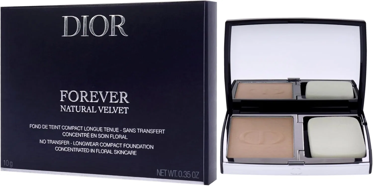 Пудра компактная Dior Diorskin Forever Compact Natural Velvet 10 г, оттенок 3N Neutral — фото 4