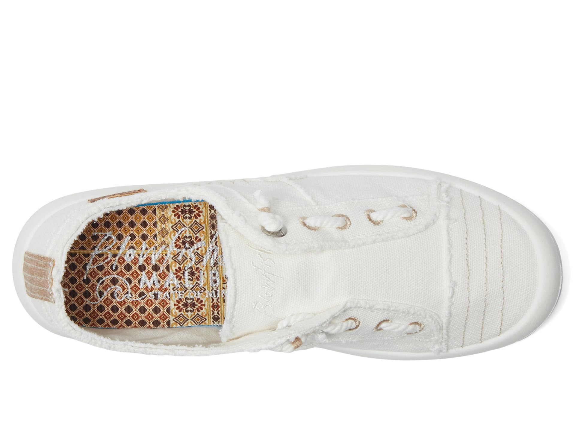 Кроссовки Blowfish Malibu Beachside Slip On Shoes, цвет White Canvas — фото 2