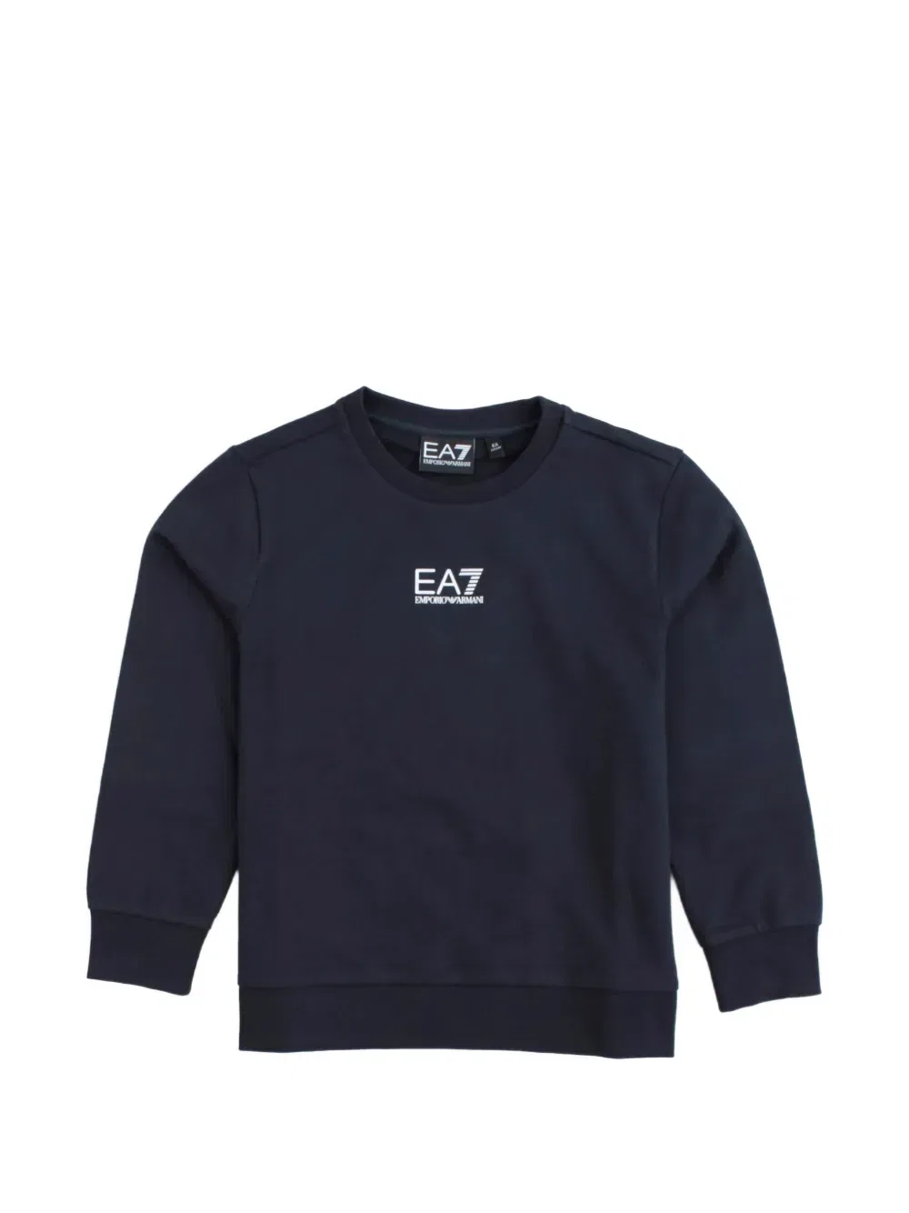 Свитер с логотипом EA7 Emporio Armani, синий