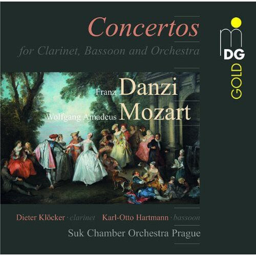 

CD диск Danzi / Klocker / Hartmann / Suk Chamber Orch: Concertos for Clarinet Bassoon & Orchestra