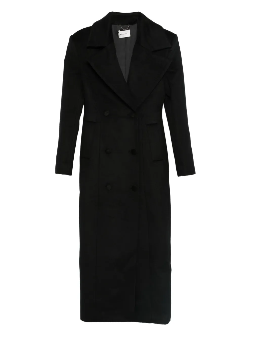 

Двубортное пальто с широкими лацканами Markgong, синий