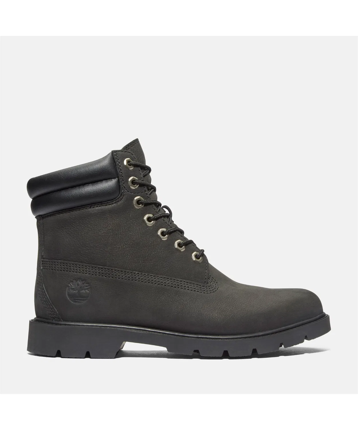 Ботинки классические 6 дюймов Timberland премиум нубук чёрные
