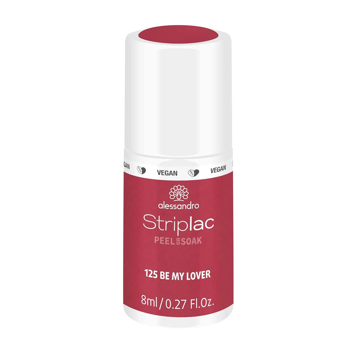 Веганский LED-лак для ногтей «Be My Lover» от alessandro Striplac Peel or Soak, 8 мл Alessandro