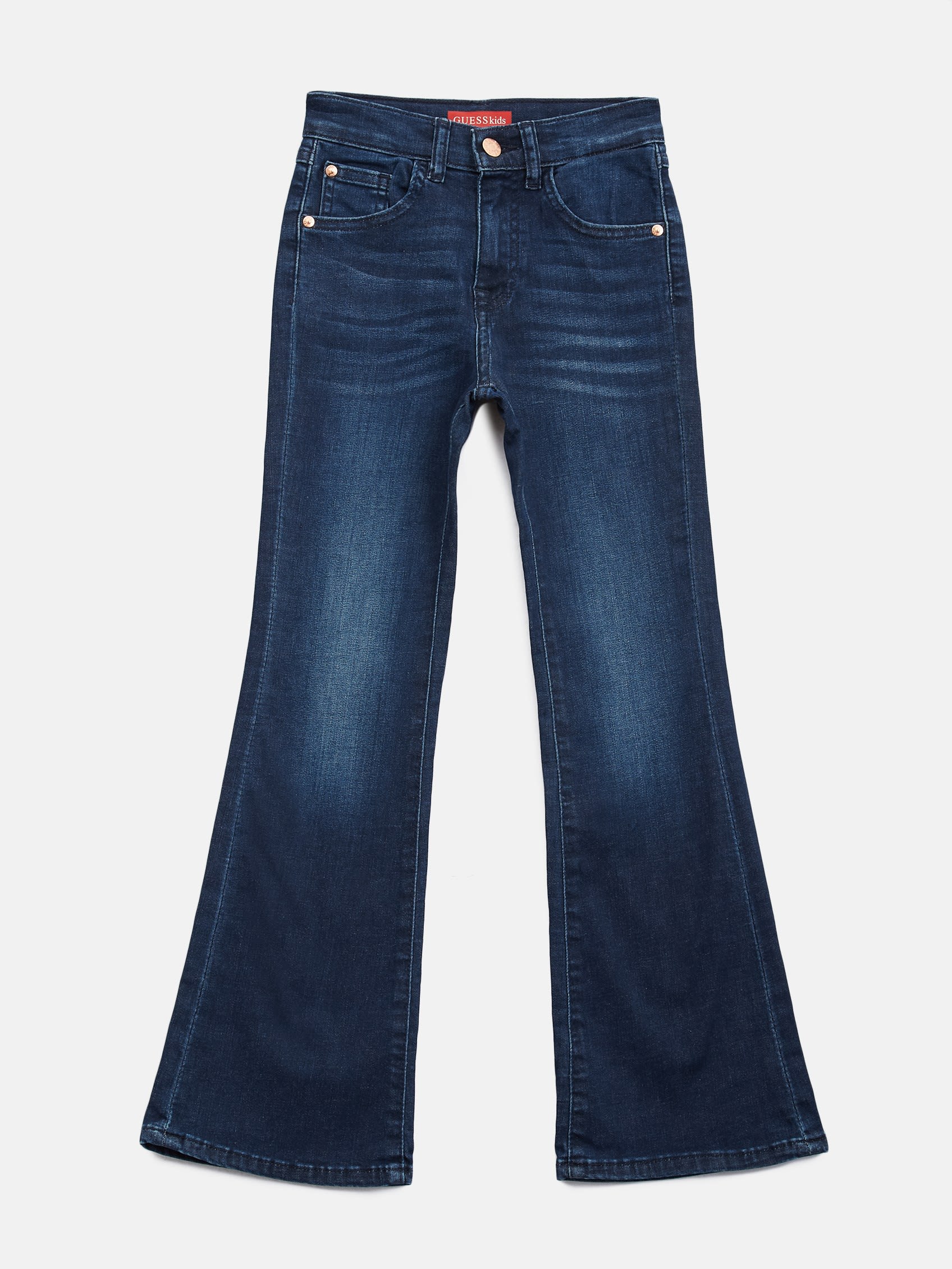 

Кокетливые расклешенные джинсы (7-16) Guess Factory, Dark Stonewash