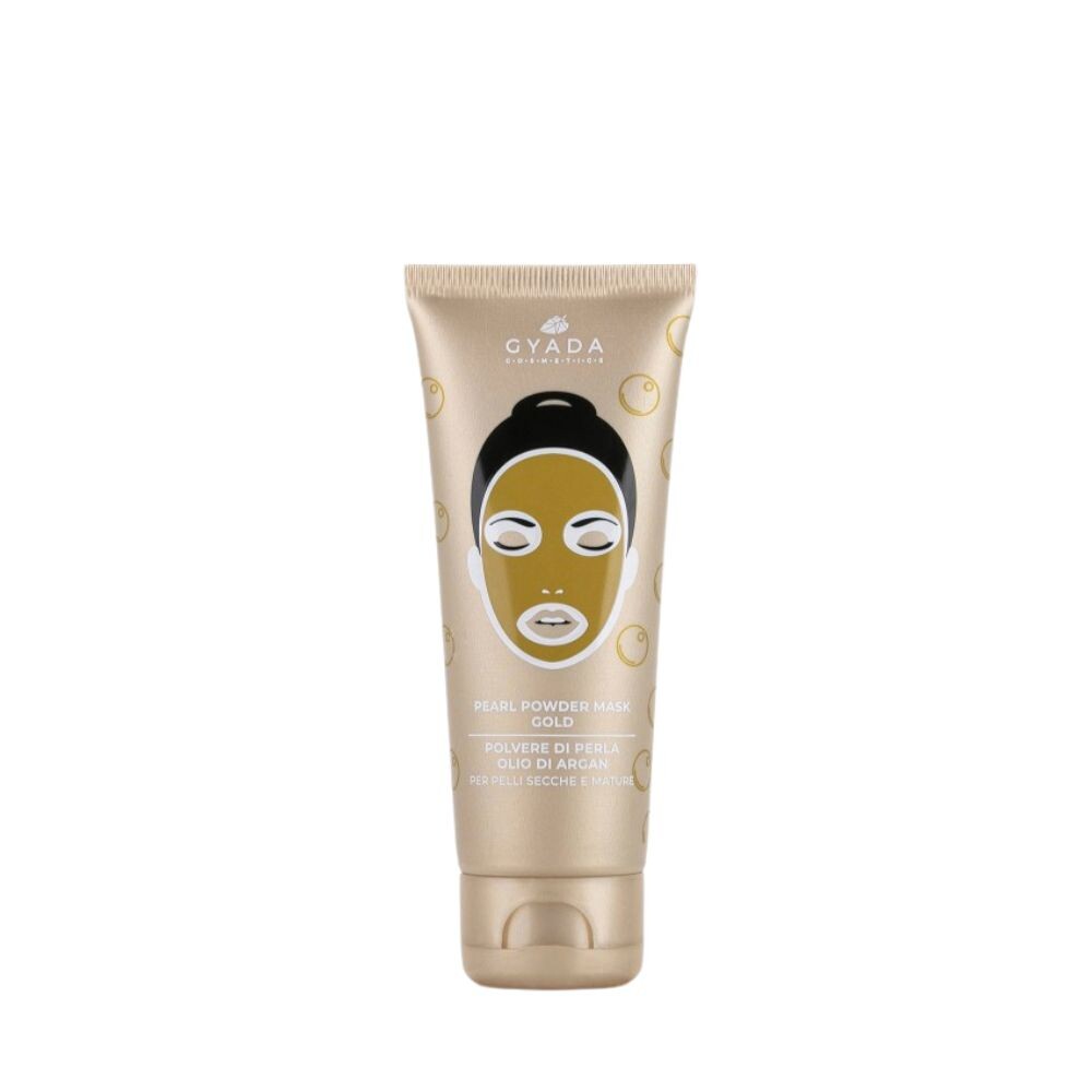 

Маска для лица Crema pearl powder mask gold Gyada cosmetics, 75 мл