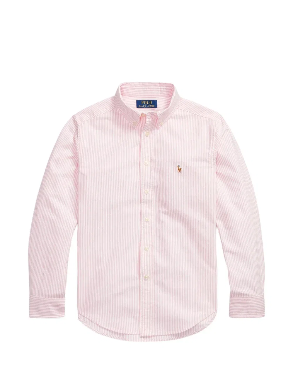 Рубашка в полоску Polo Ralph Lauren Kids, розовый
