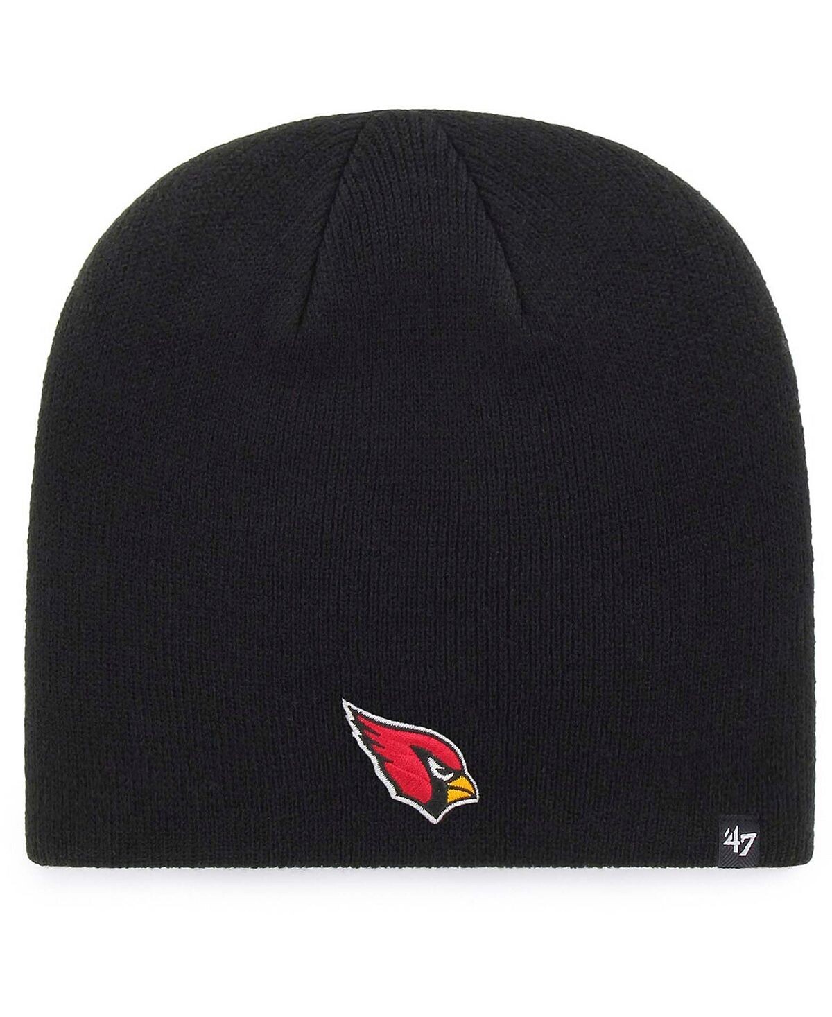 

Мужская черная вязаная шапка с логотипом Arizona Cardinals Primary '47 Brand