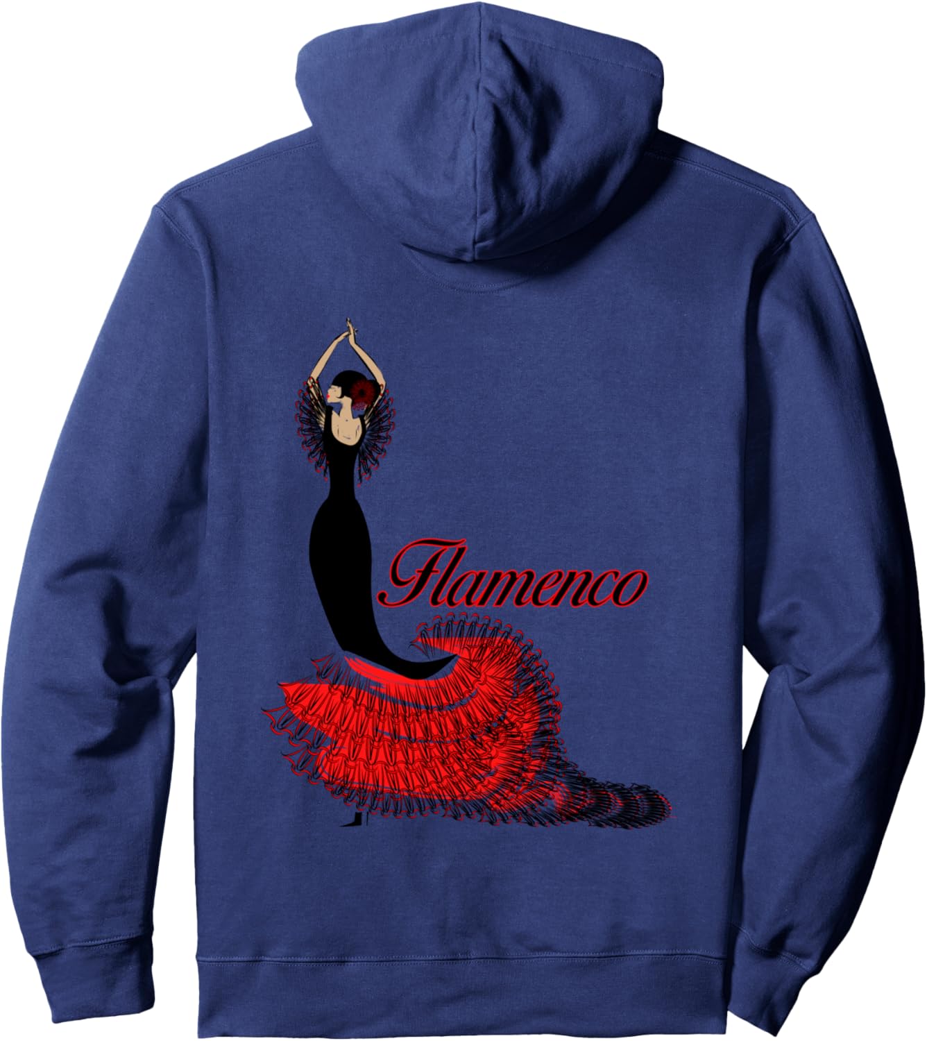 

Худи Flamenco Dancer 2-Spain, синий Flamenco Specialist - Spain, Dancers, Music