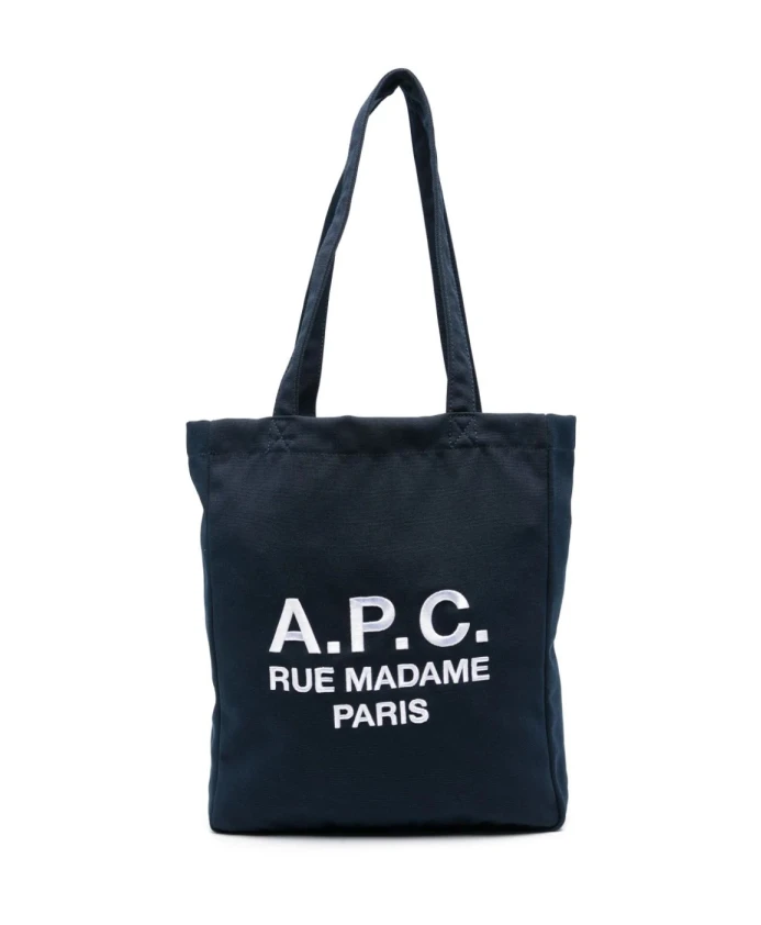 

Темная сумка через плечо e aw24 A.P.C., синий