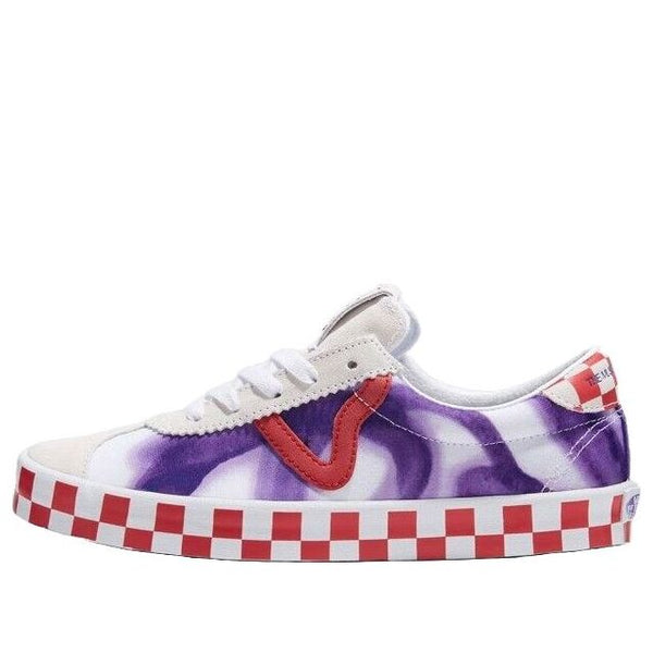 

Кроссовки x the museum visitor sport low 'white purple red' Vans, белый