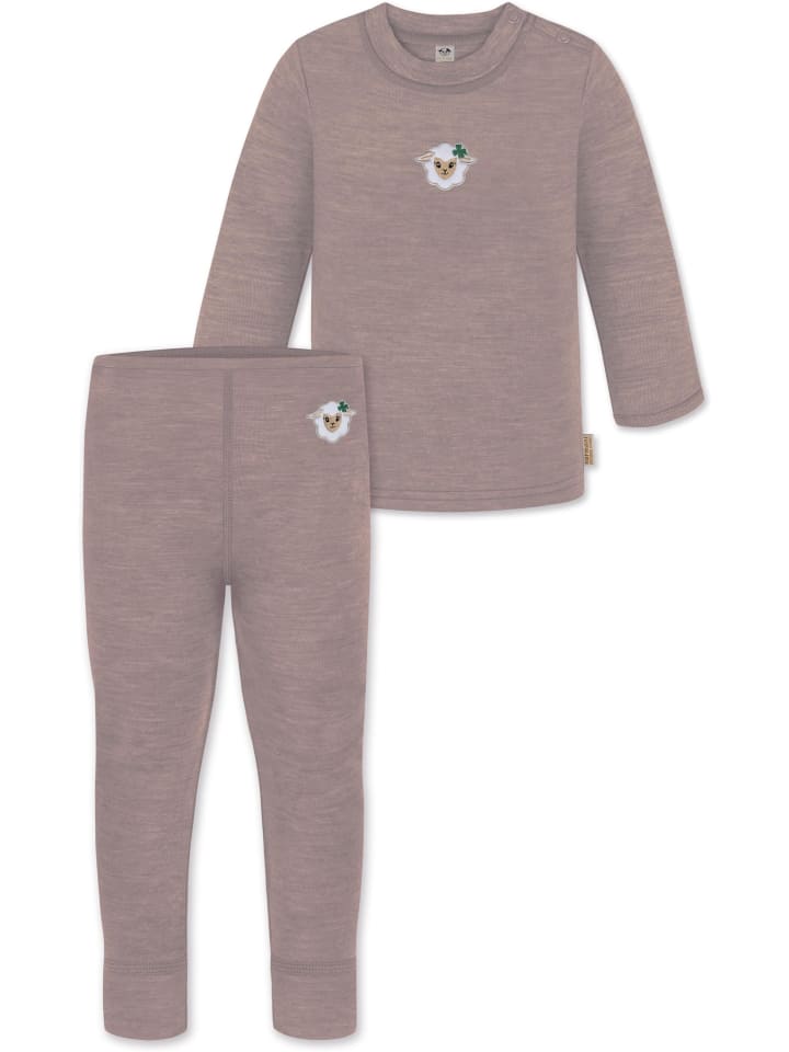 

Свитер и штаны из мериносовой шерсти розового цвета Normani Outdoor Sports