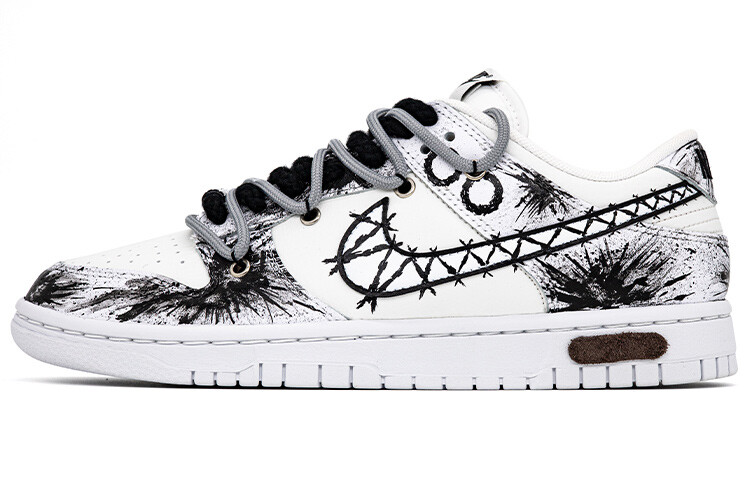 

Кроссовки Nike Dunk Skateboard Shoes Men Low-Top White Black