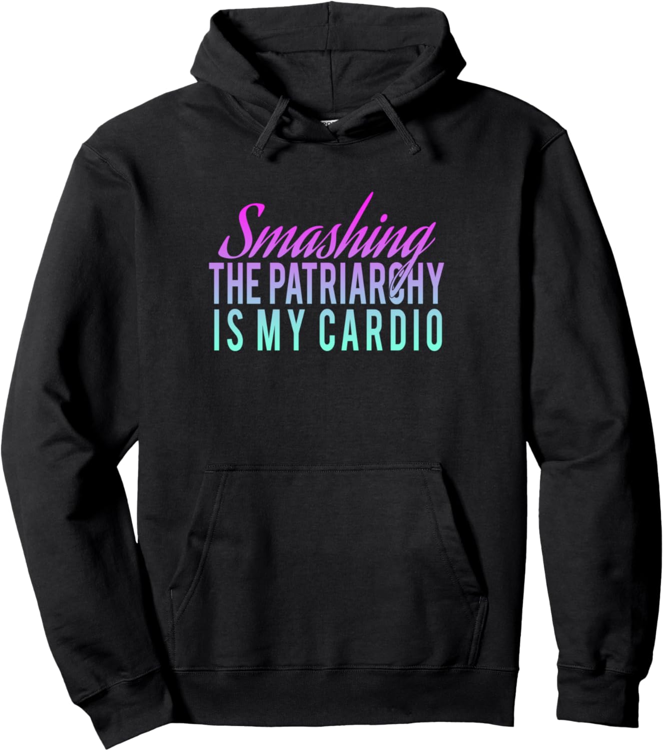 

Худи Smashing The Patriarchy Is My Cardio Neon, черная Trendy Apparel, Черный, Худи Smashing The Patriarchy Is My Cardio Neon, черная Trendy Apparel