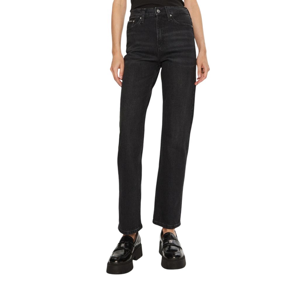 

Черные хлопковые джинсы и брюки Calvin Klein Jeans
