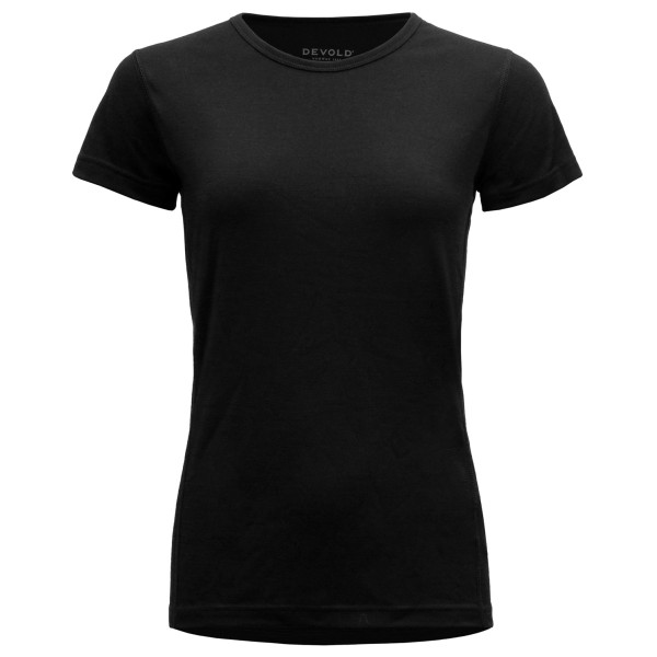 

Женская футболка jakta merino 200 - нижнее белье из мериноса Devold, черный