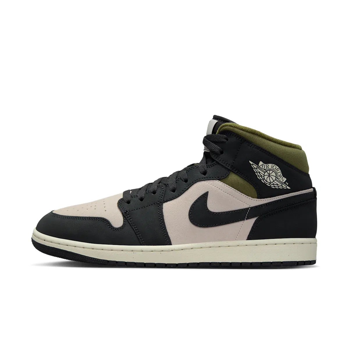 Мужские кроссовки Air 1 Mid SE Jordan, коричневый