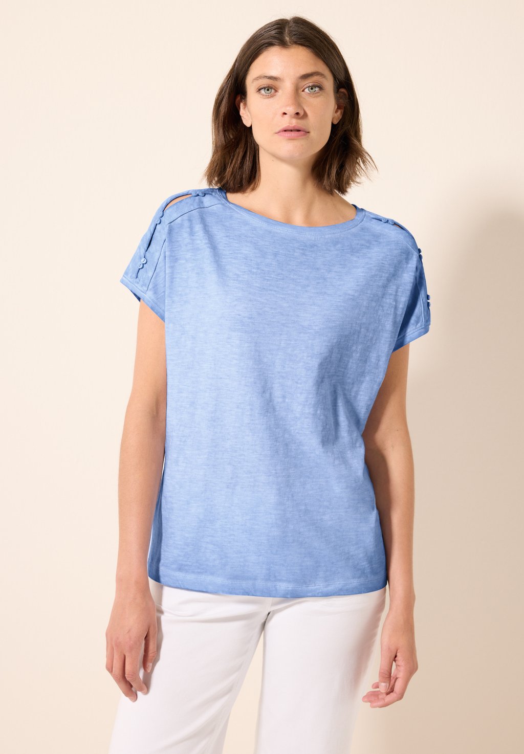 

Базовая футболка Cecil, цвет Blau