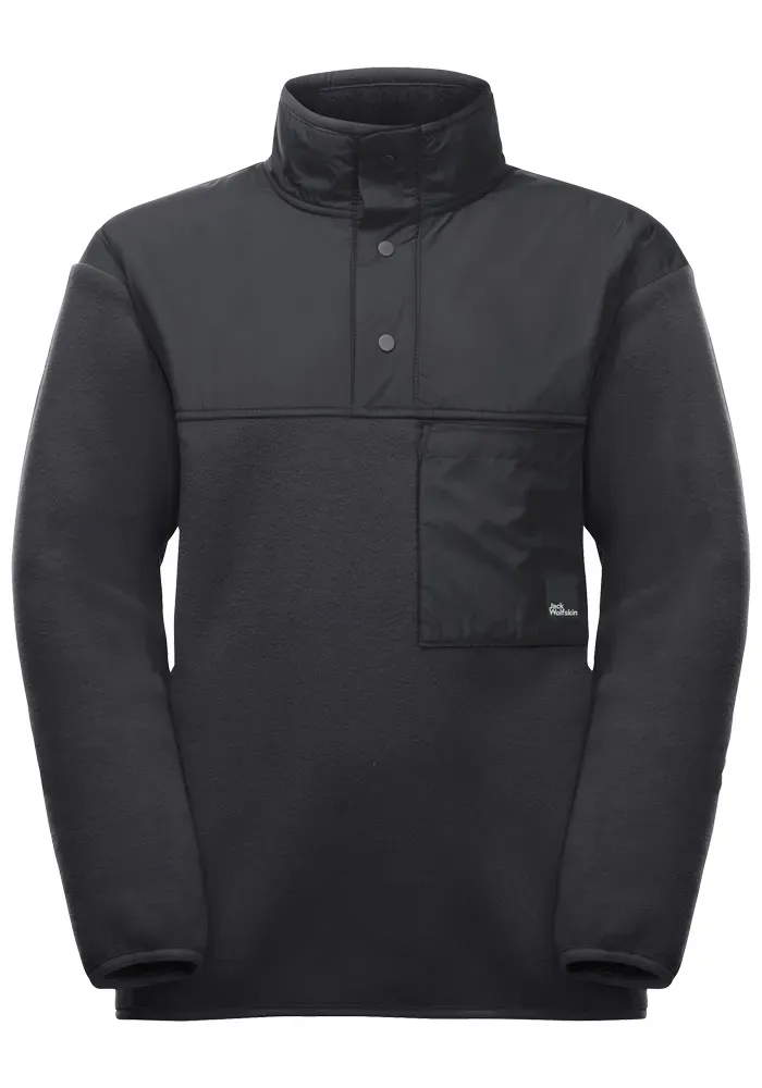 

Свитер с воротником стойкой Jack Wolfskin "SPIRIT FLEECE HALFZIP Y", черный