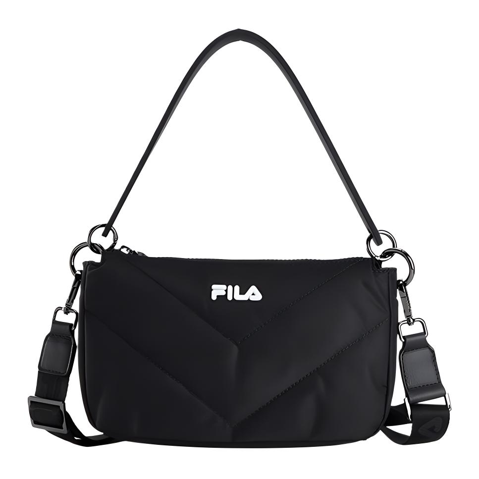

FILA Тканевая наплечная сумка через плечо женская обычная черная, Black