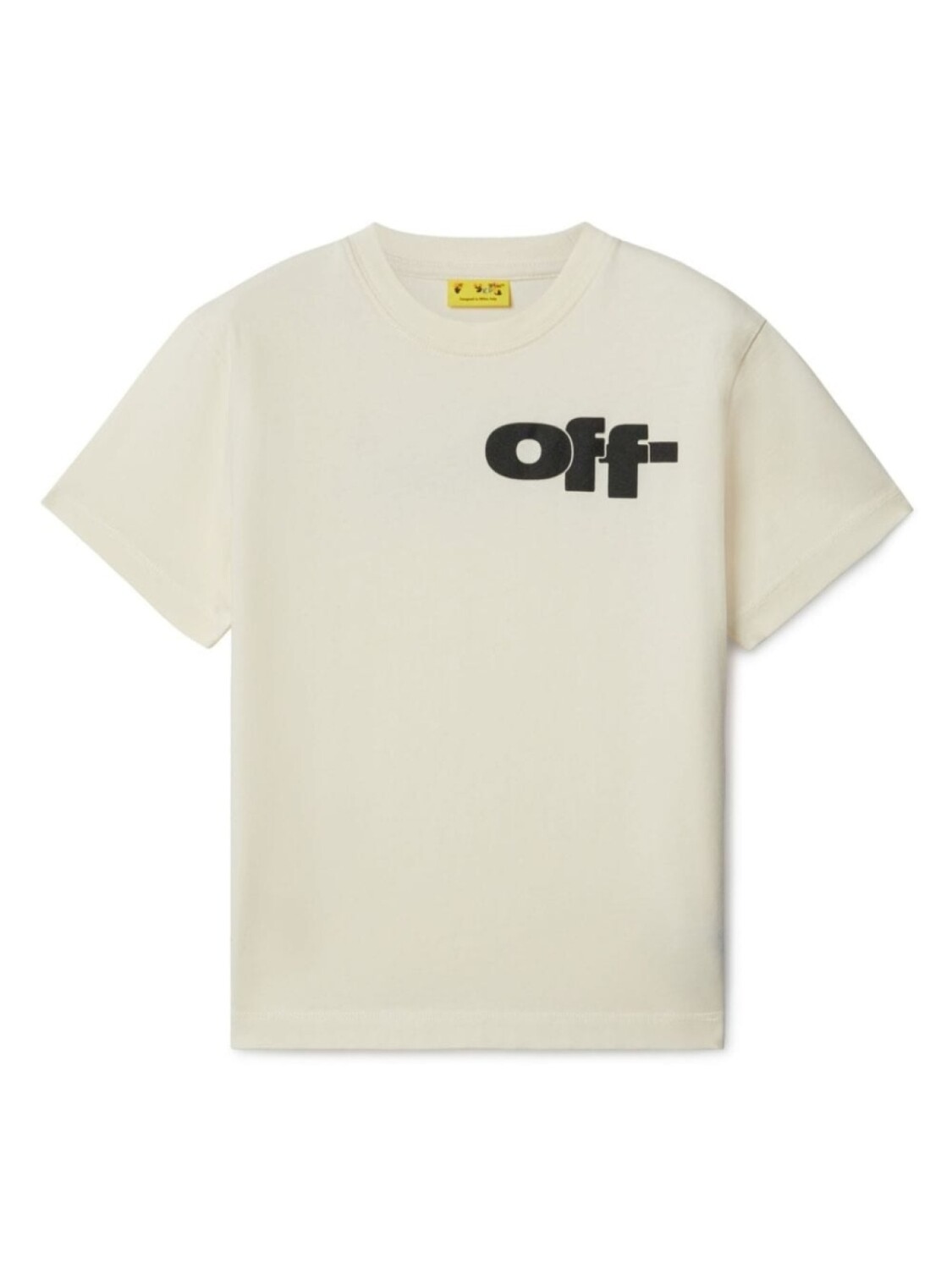 

Off-White Kids футболка Type Graphic, нейтральный цвет