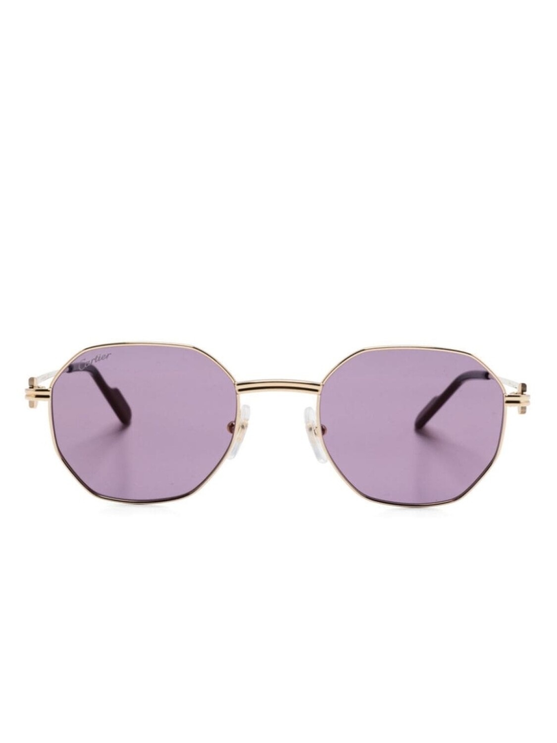 

Солнцезащитные очки CT0500S Cartier Eyewear, золотой