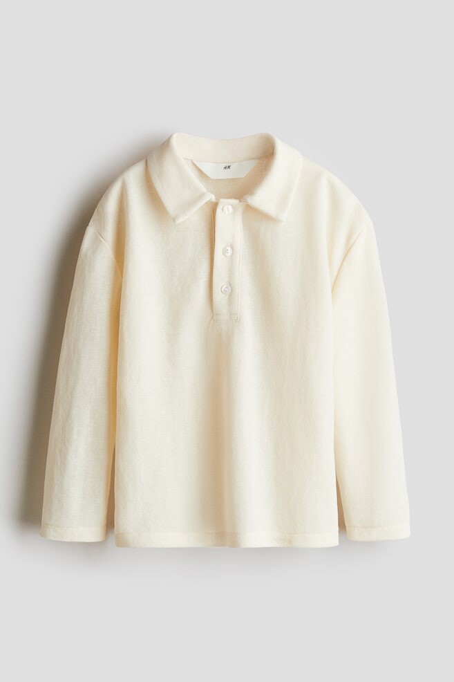 

Рубашка поло H&M, бежевый