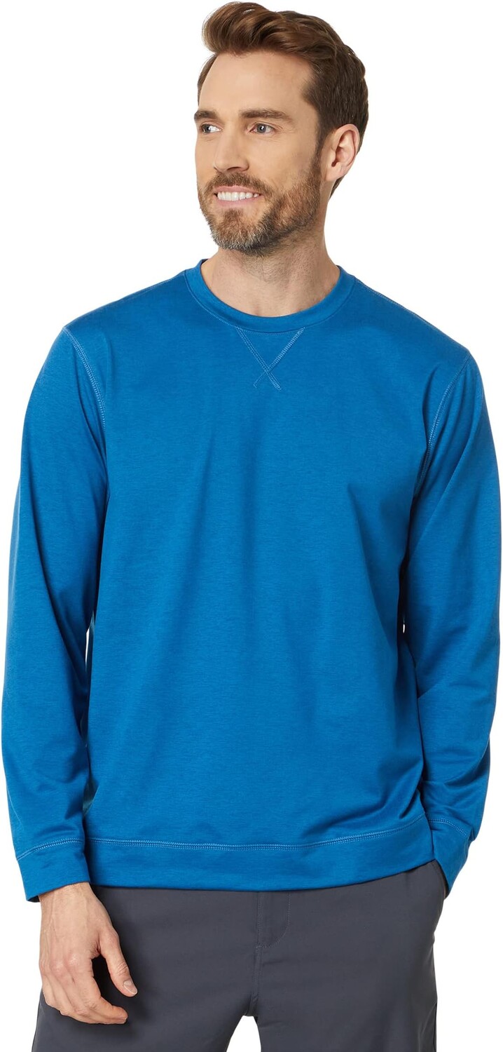 

Толстовка Puma Cloudspun Heather Crew Neck, цвет Lake Blue Heather