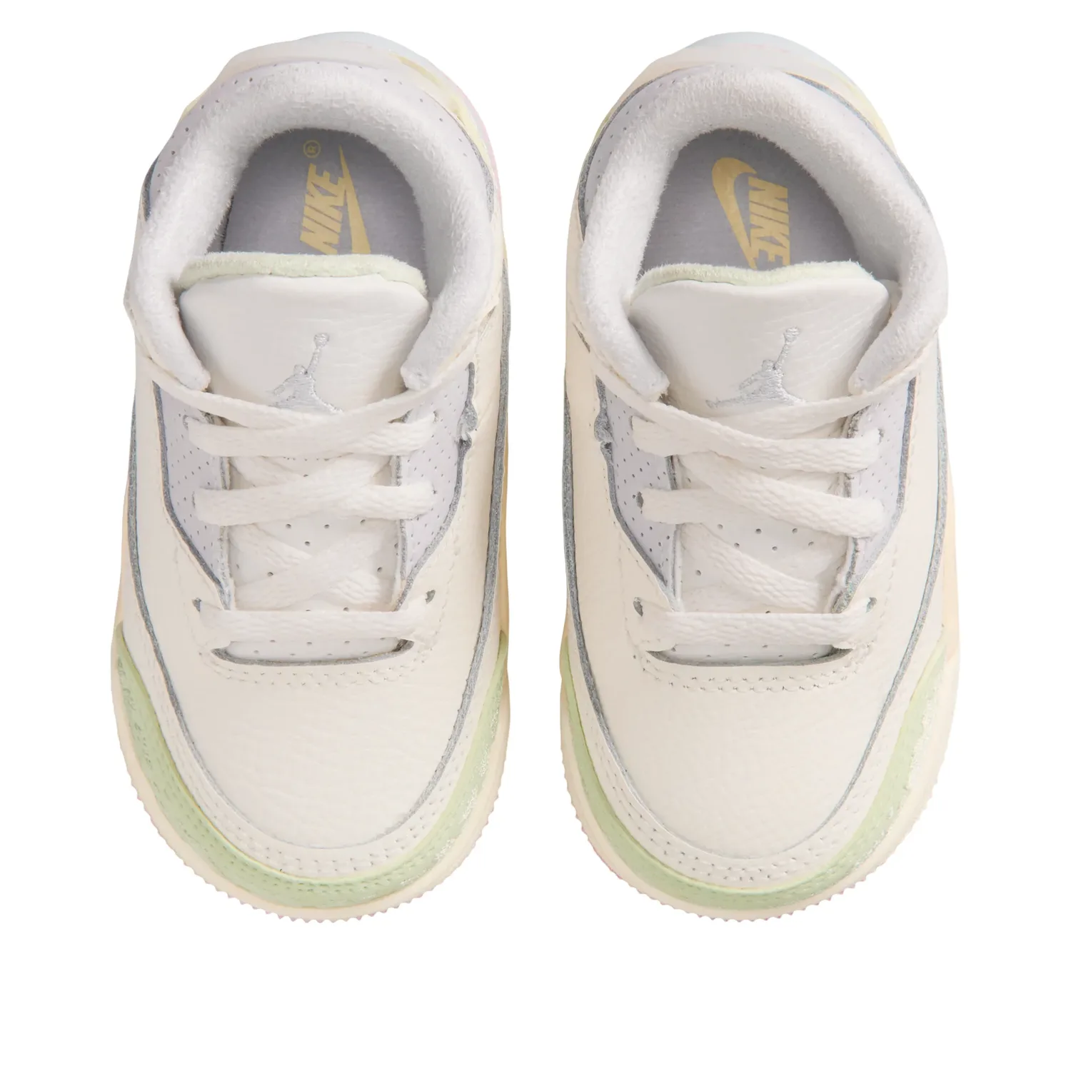 Кроссовки (TD) Air Jordan 3 Retro OG 'Spring is in the Air', бежевый — фото 4