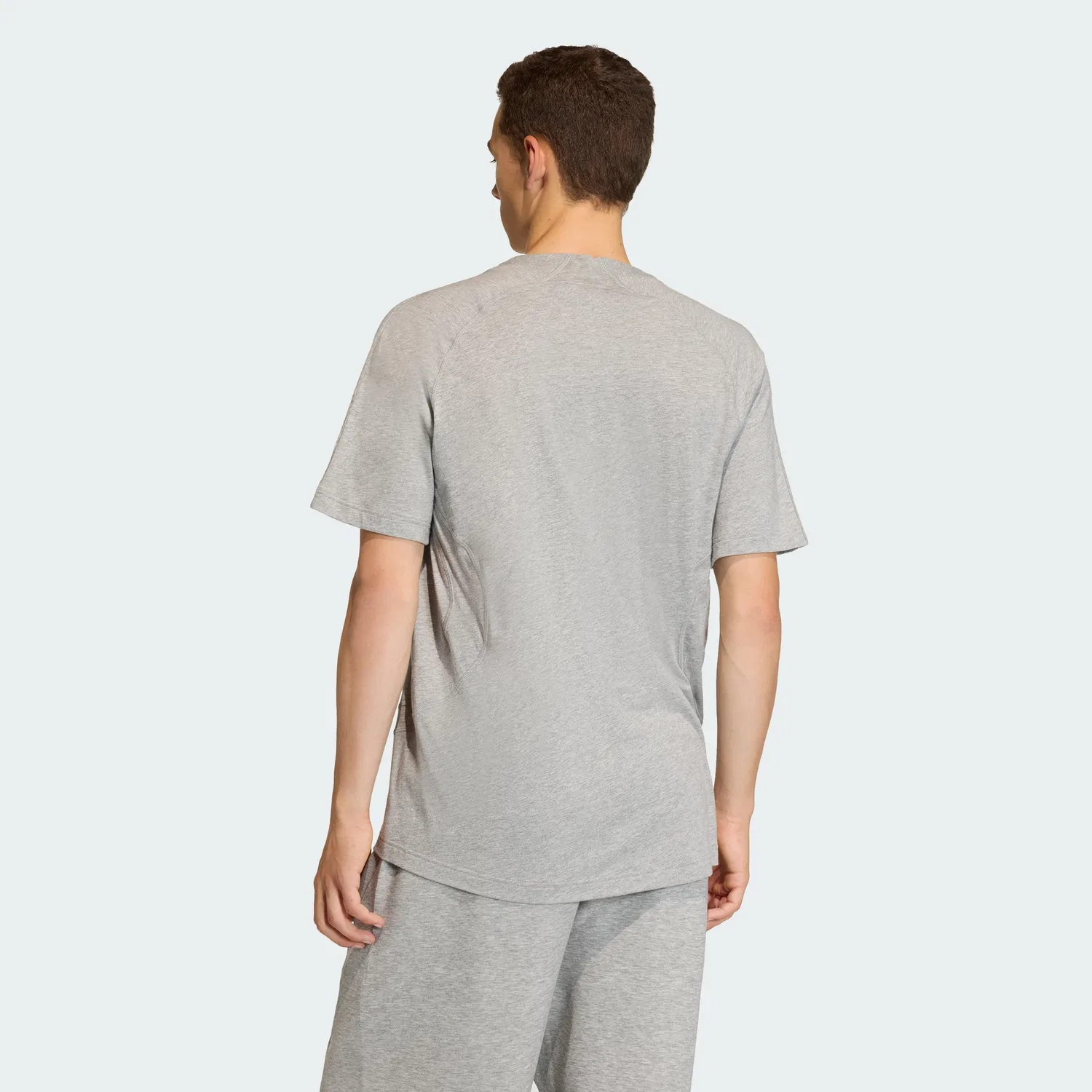 Мужская футболка Adidas Cutline Regular, серая — фото 2