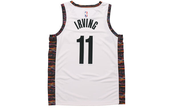 Майка Nike NBA City limited Jersey SW Fan Edition 2019-2020 Season Brooklyn Nets Kyrie Irving 11 White, белый — фото 2