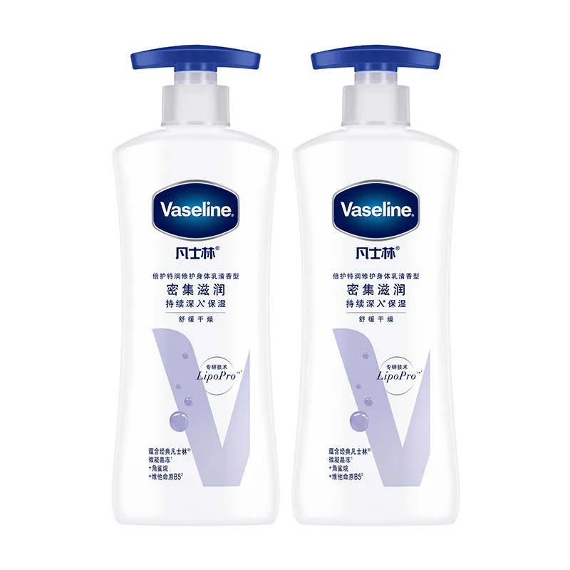 Vaseline Увлажняющий лосьон для тела с освежающим ароматом, 400 мл, 400ml*2