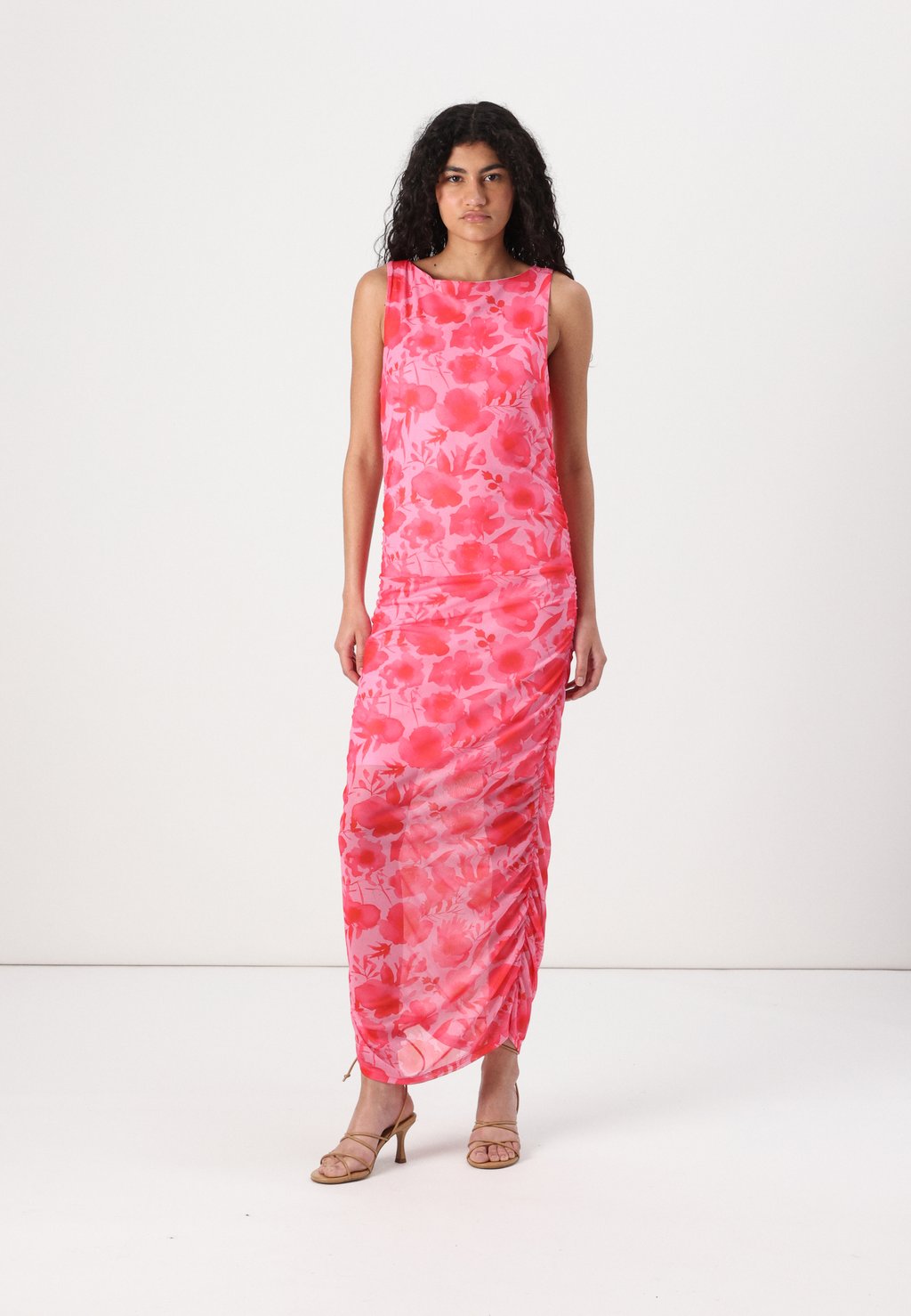 

Платье макси PCALLY BOATNECK ANKLE DRESS Pieces, розовый