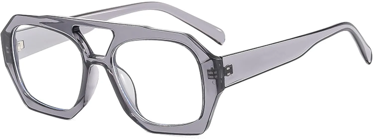 

Солнцезащитные очки-пилот с нерегулярными двойными лучами, женские, в стиле ретро, ​​винтаж, со светлыми линзами, для путешествий, уличной фотографии WNCKSQ, C11