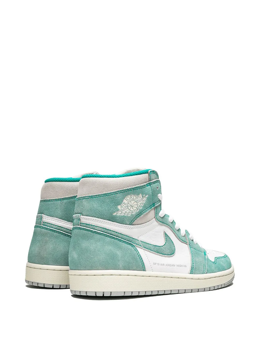 Высокие кроссовки Air  1 Retro High OG Jordan, зеленый — фото 3